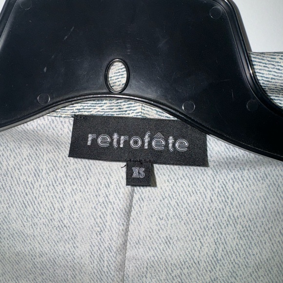 Retrofete Hailey Silk Denim Print Dress Size XS - Picture 6 of 7